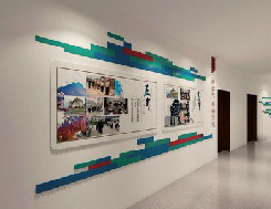 含山企业文化墙用什么材料好？