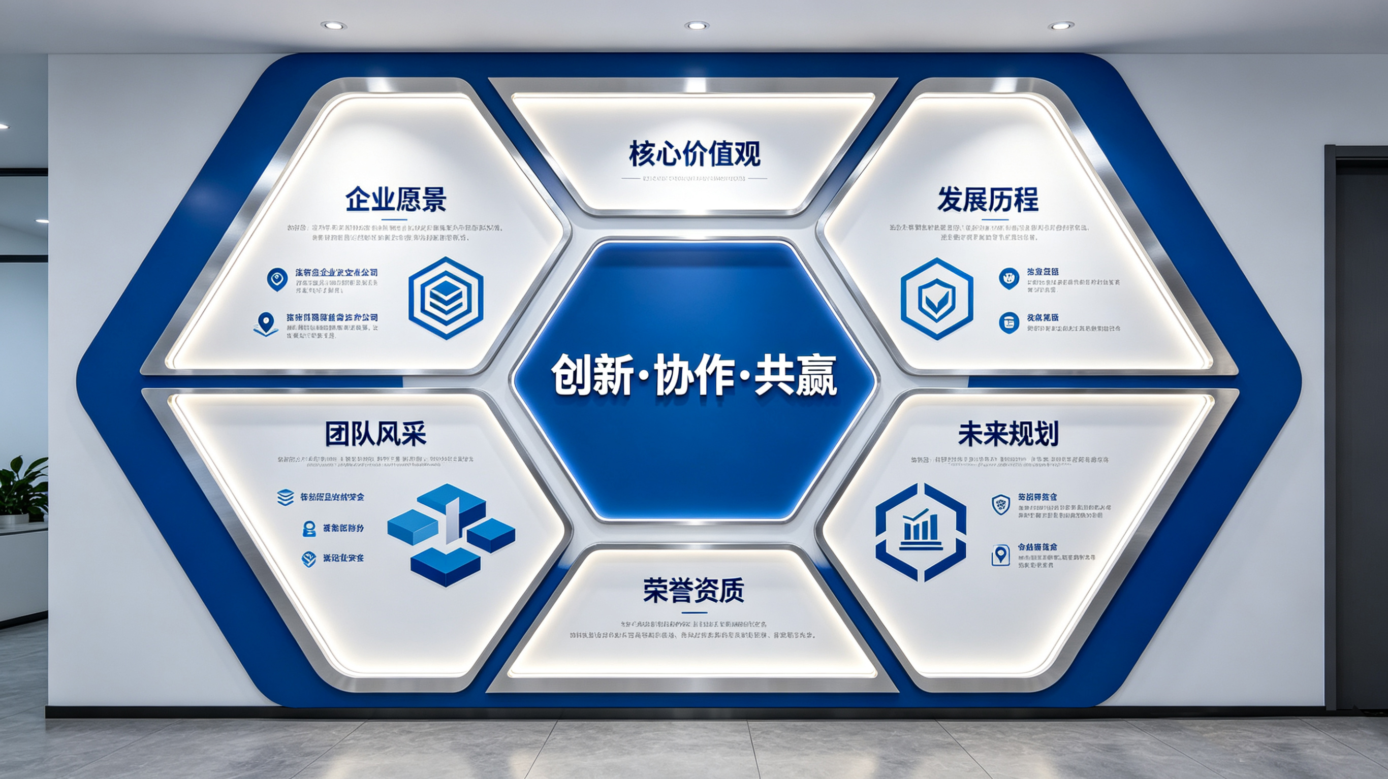 含山企业文化墙六边形避坑指南（新手常犯5个错误）